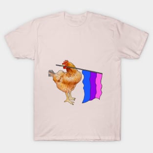 Bisexual Pride Chicken T-Shirt